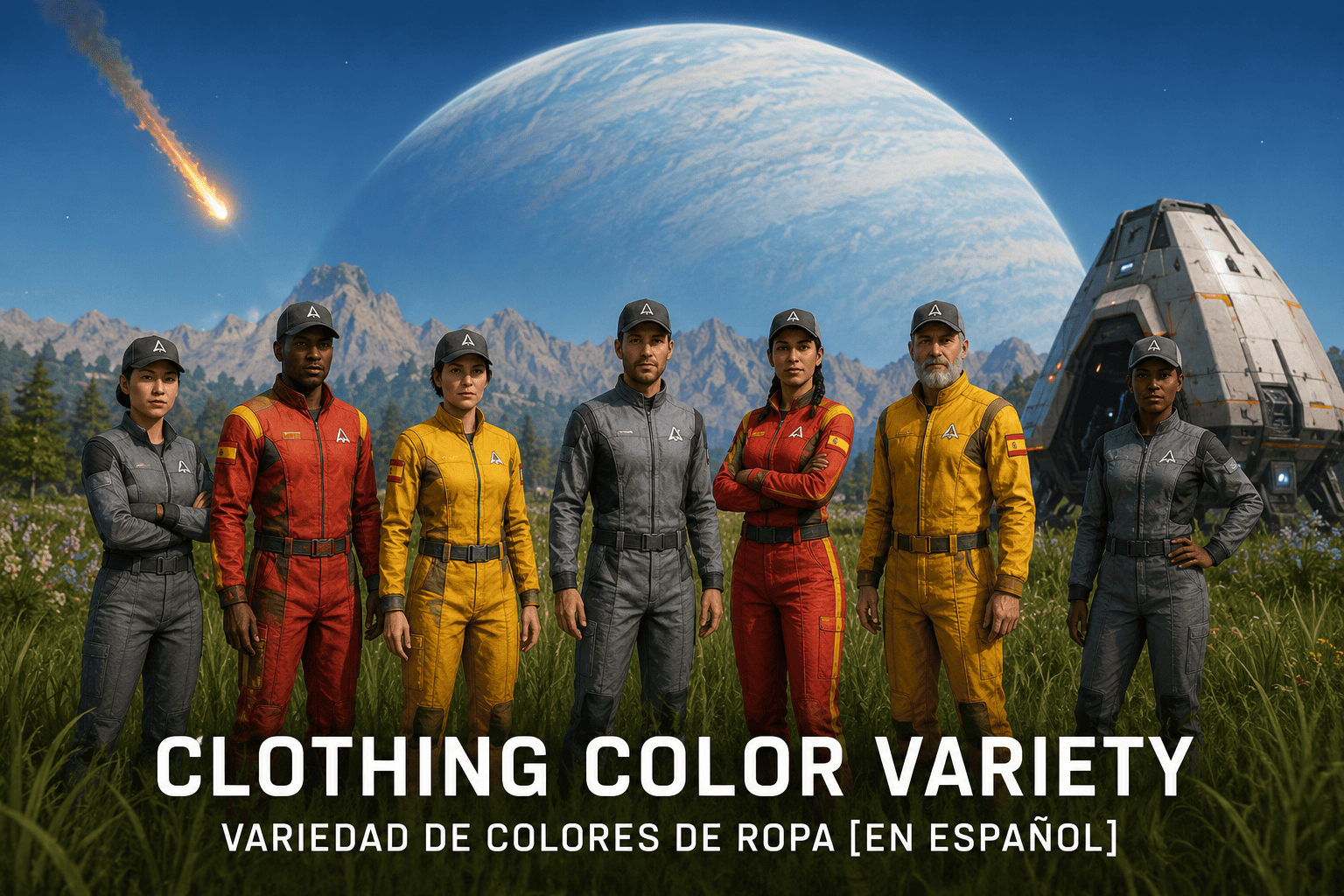 Clothing Color Variety. Español