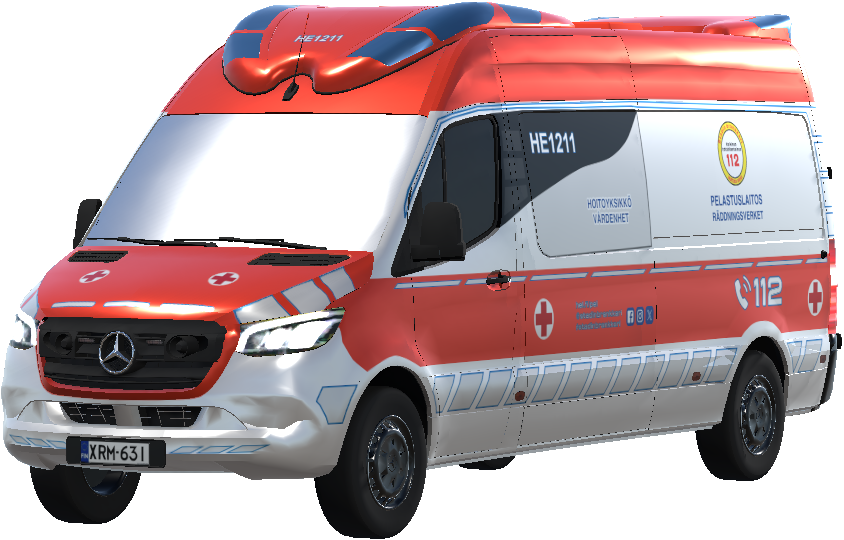 Suomen Helsingin Pelastuslaitos - Ambulanssi (Finnish Ambulance)