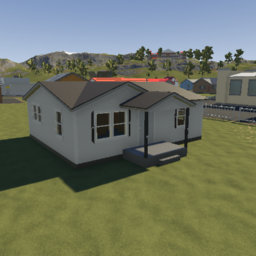 1950s 2 bedroom prefab house (unfurnished)