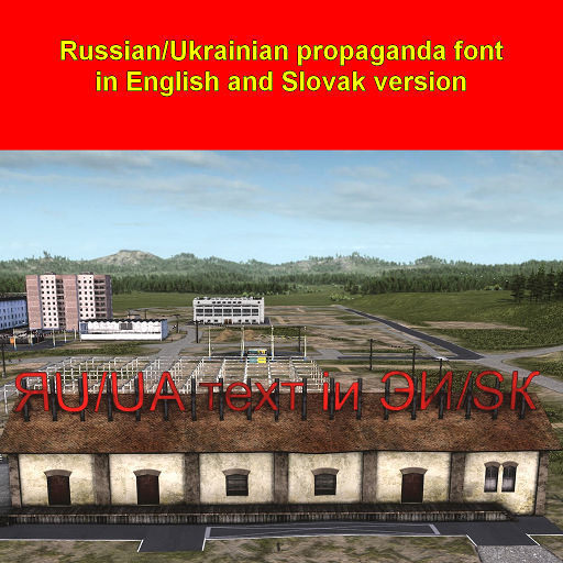 RU/UA propaganda font for EN/SK/others