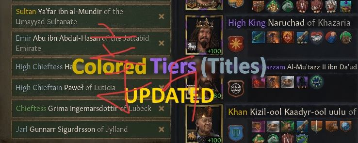 Colored tiers（Titles)彩色文本头衔中文版个人更新