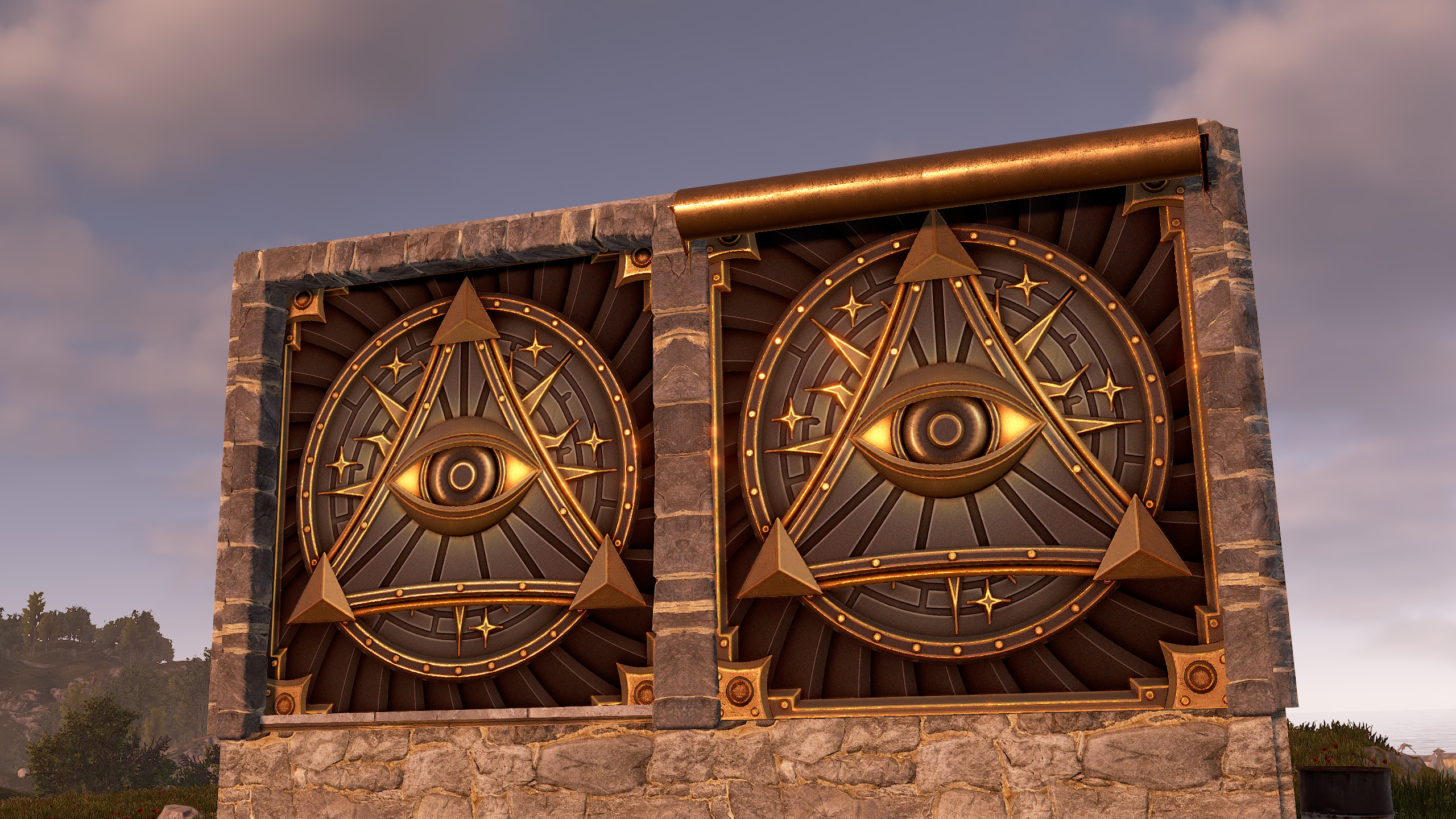 All-Seeing Eye Garage Door thumbnail 4