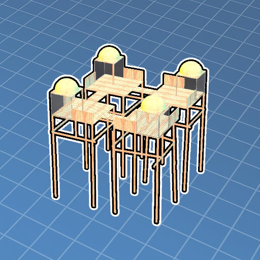 Wooden tower