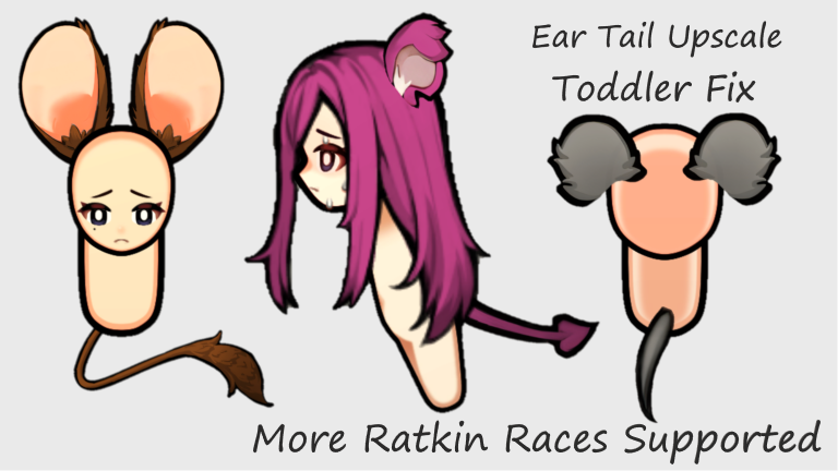 Ratkin Ear Tail Position Color Fix Upscale