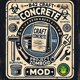 [B42.14] Craft Concrete – Project Zomboid Mod