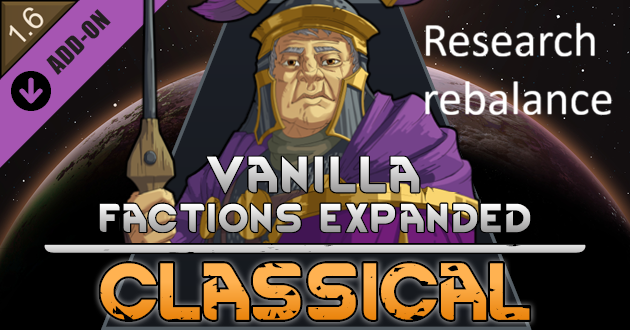 VFE Classical Research Patch mod preview for RimWorld