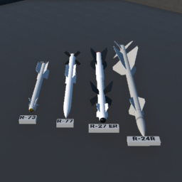 Soviet/Russian Air-To-Air missle pack | Набор Советский/Российских УРВВ preview
