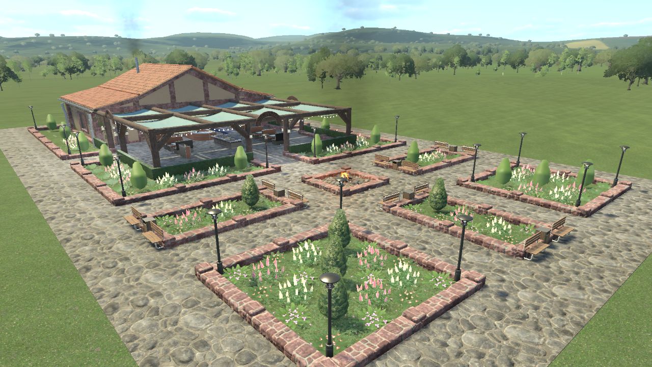 German Biergarten