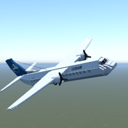 Softbody AIR LINER Fokker 50 Luxair