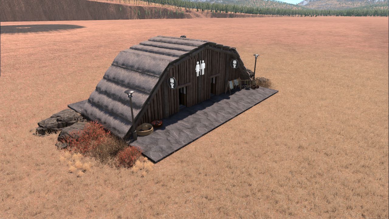 Stone Age Double Toilet