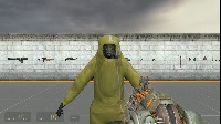 Swelter hazmat soldiers for prison guards