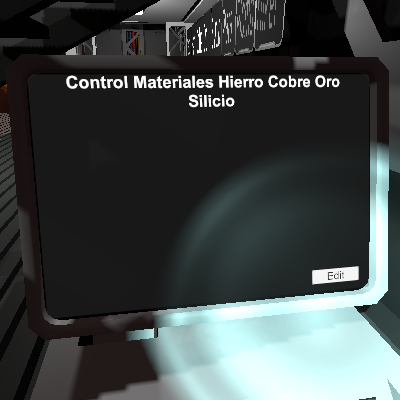 Control Materiales Hierro Cobre Oro Silicio