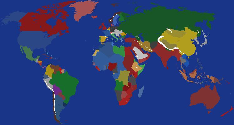 World Map Classic WW1