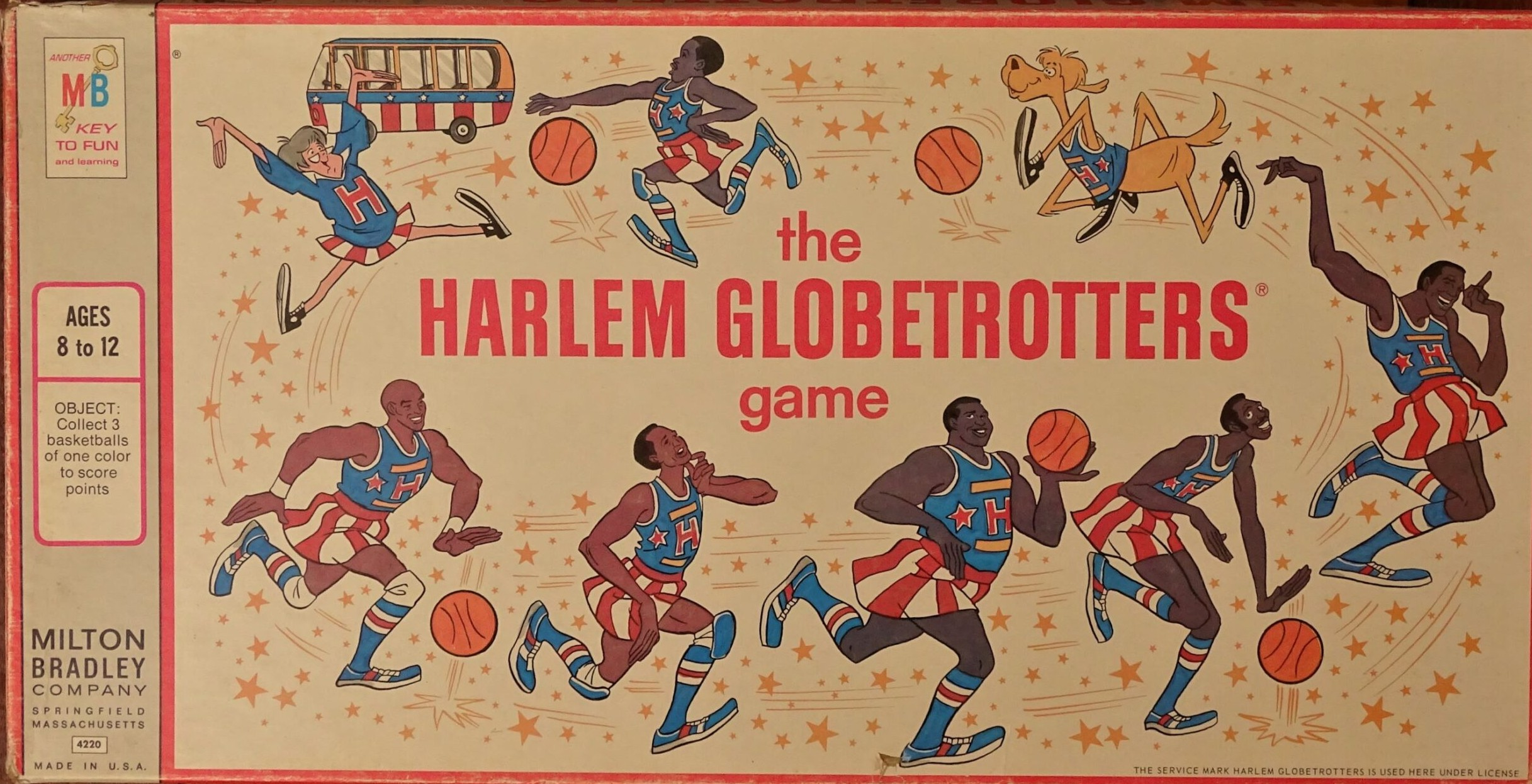 The Harlem Globetrotters Game (1971, Milton Bradley)