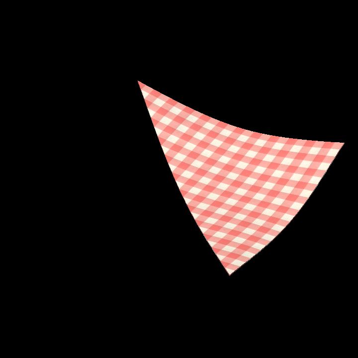 Tent cover triangle 1 - red