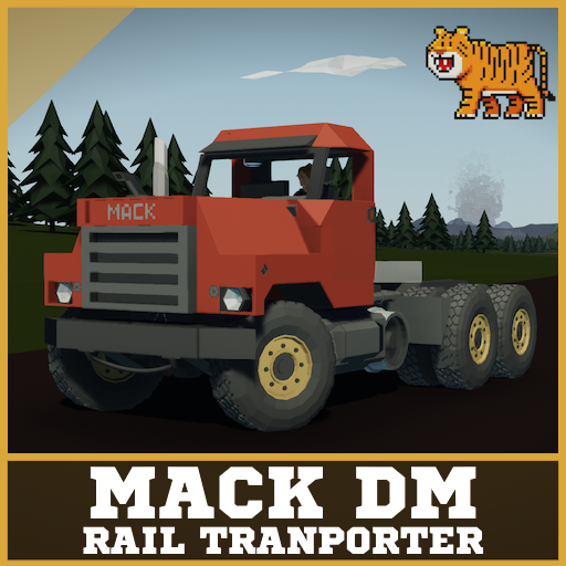 MACK DM (Rail transporter semi truck)