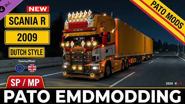 dlc Pato - Scania R 2009 Dutch Style (SP/MP)