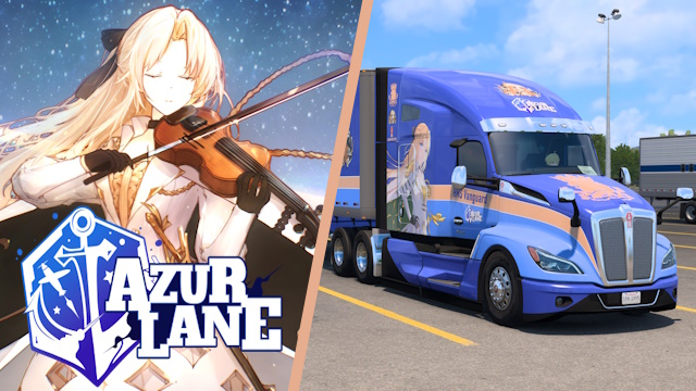 Kenworth T680 2022 HMS Vanguard - Azur Lane [Combo Skin]