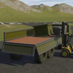 1971-1998 Mako Motors HUV-1 8x8 (flatbed, w/ sides)