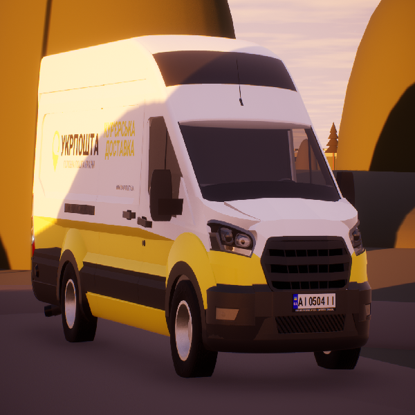 Ford Transit 2020 УКРПОШТА (V1) LOW BRICK preview