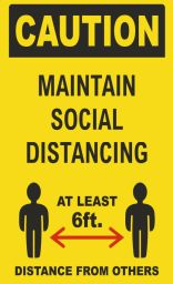 MAINTAIN SOCIAL DISTANCING