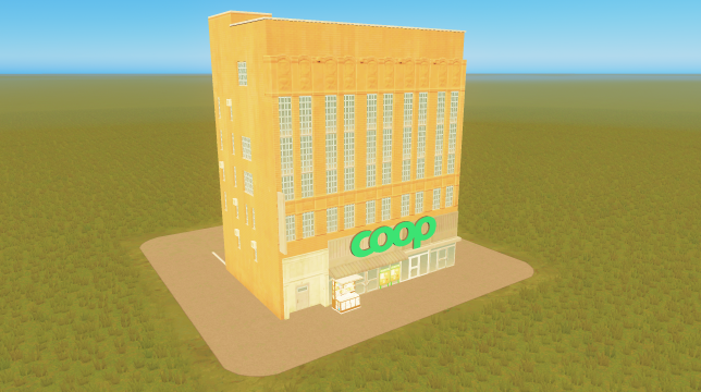Coop growable low-com vanilla building