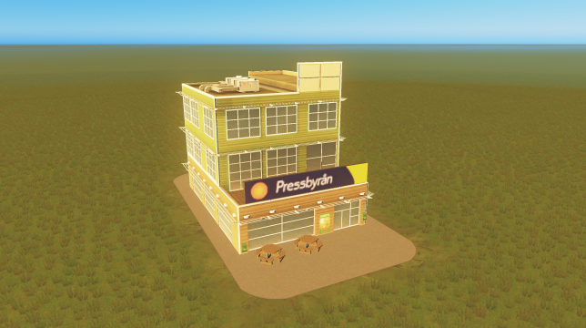 Pressbyrån growable low-com vanilla building