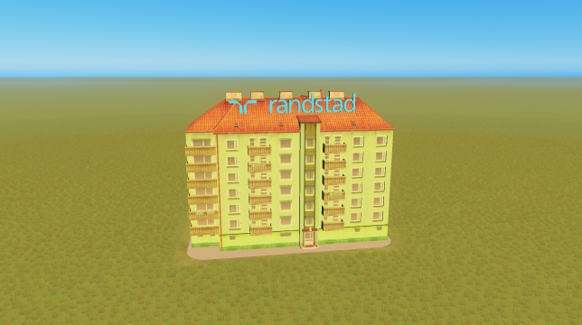 Randstad growable high-com vanilla building