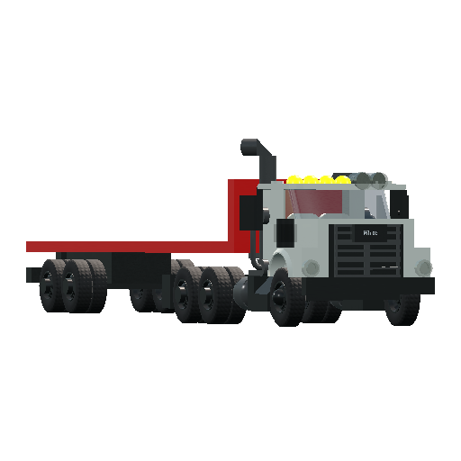 Maximum overdrive White 4000 flatbed