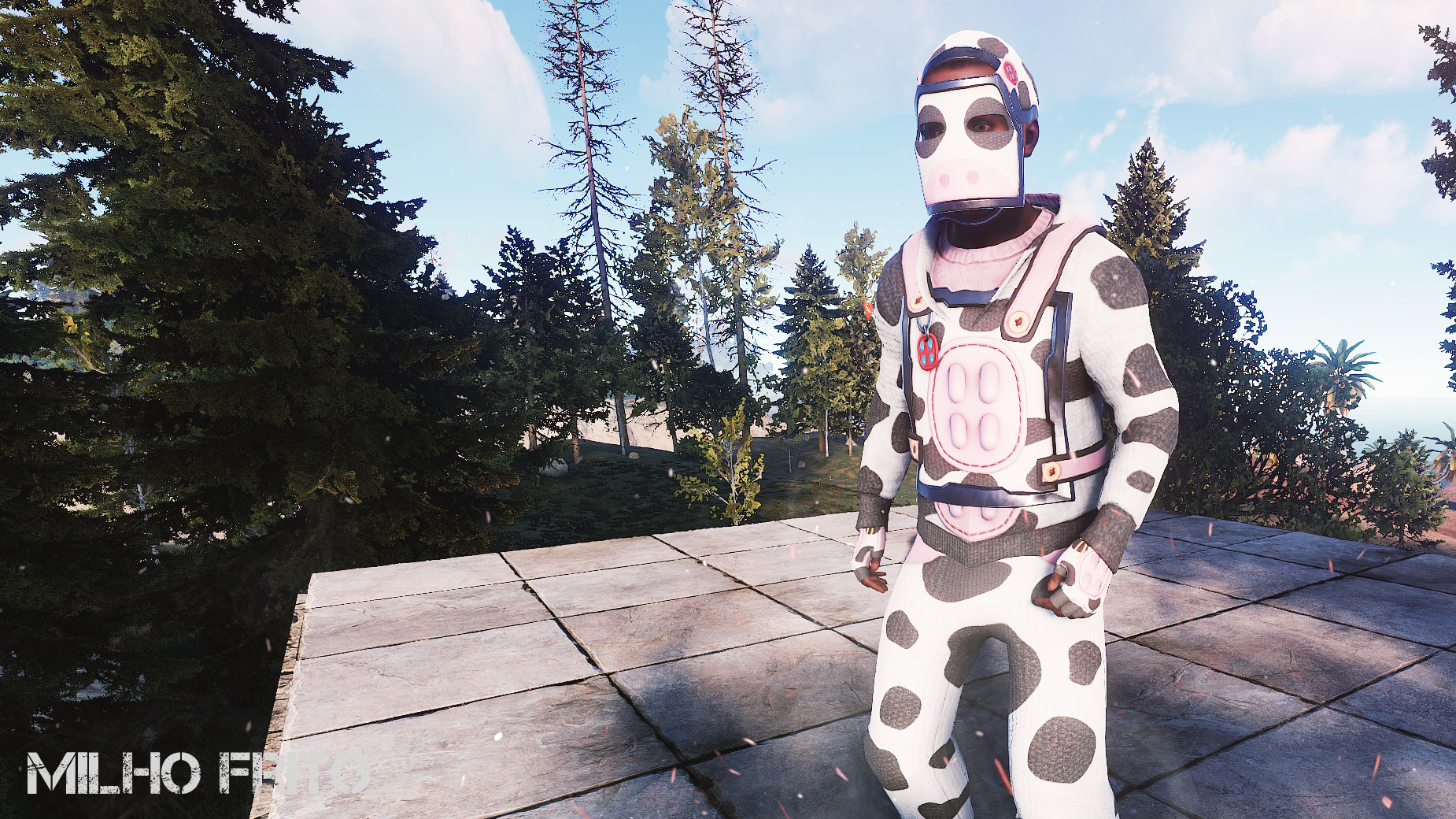 Cow Moo Flage Facemask
