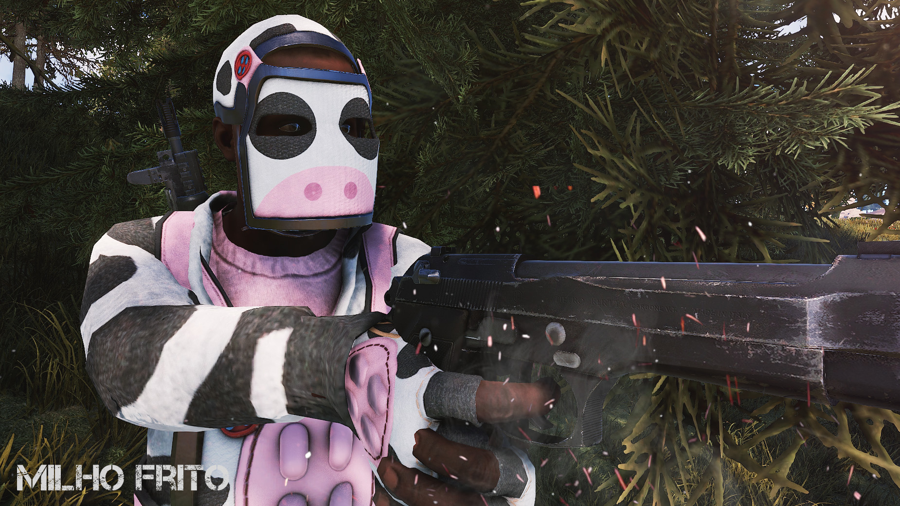 Cow Moo Flage Facemask