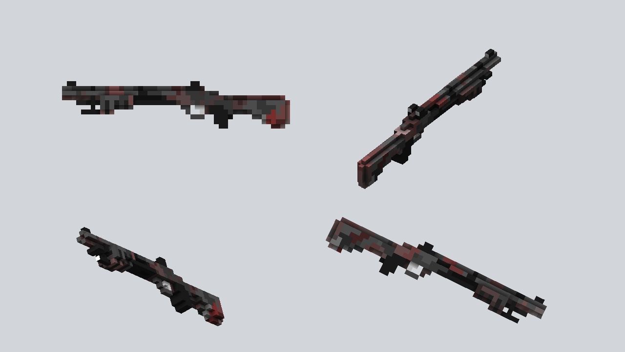 Blood Camo Shotgun
