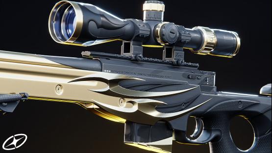 AWP | Scorpion (Gold Tribal)