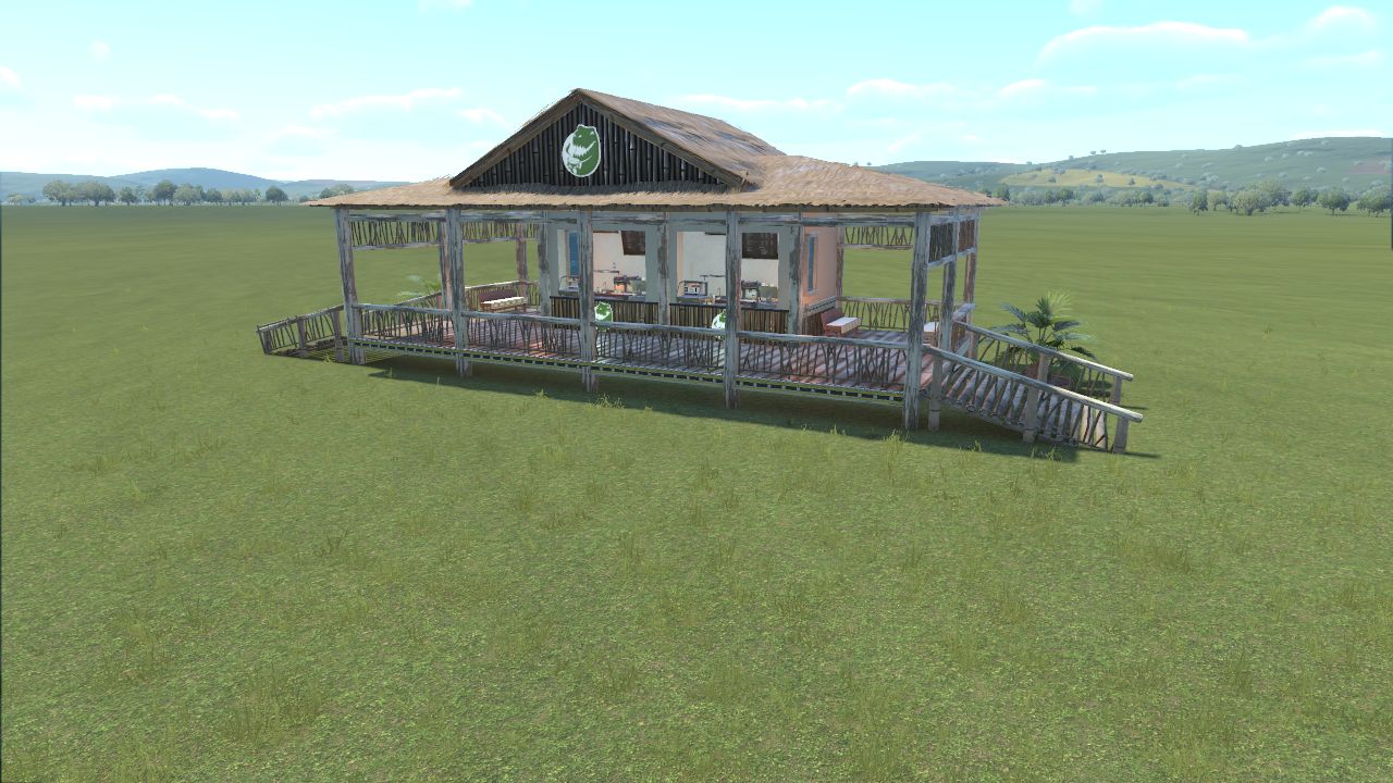 Tropical Food Kiosk - Medium