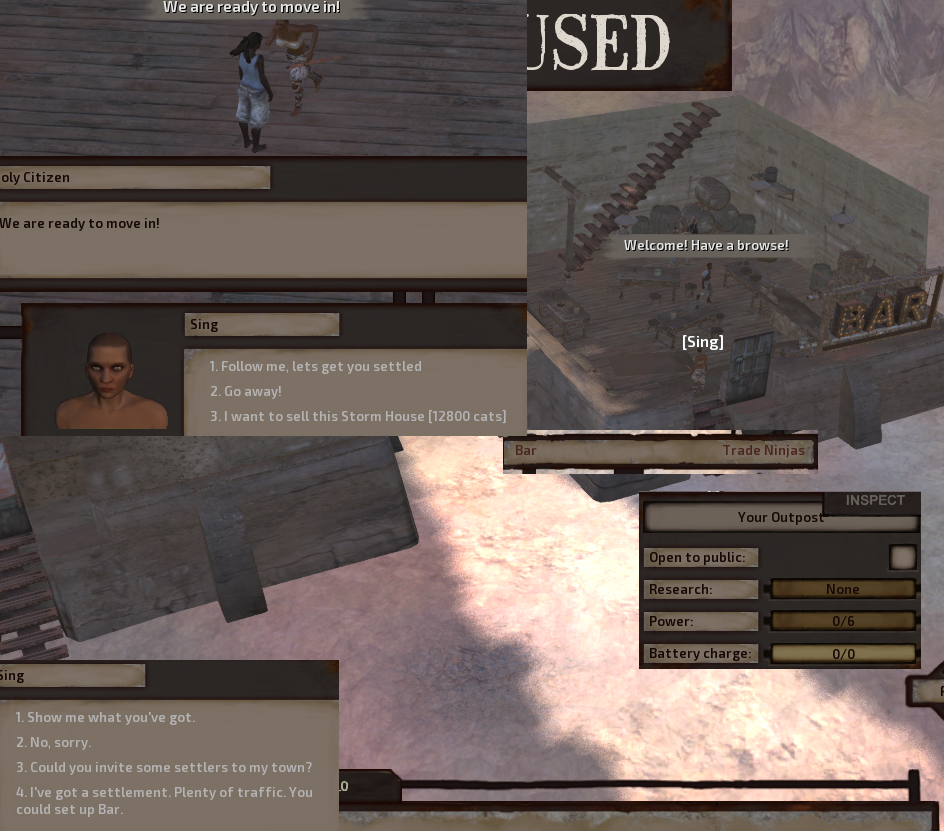 Invite settlers