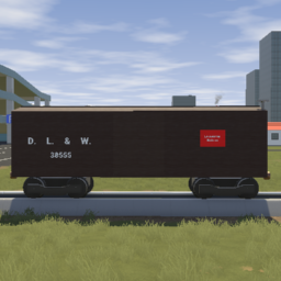 D.L. & W. Old 40' Boxcar
