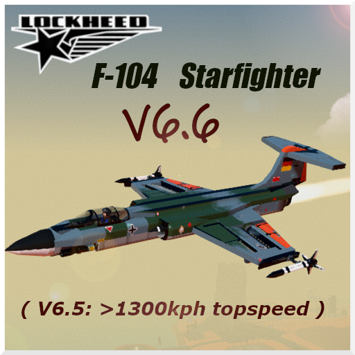 Lockheed F104 Starfighter V6.6 preview