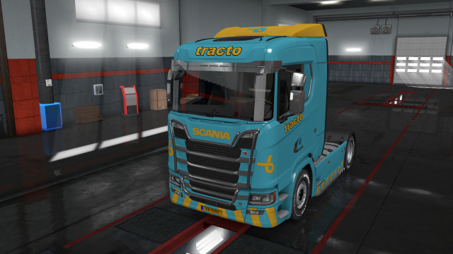 tracto Scania R all chassis paint skin