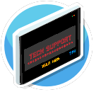 Tech Support LED sign