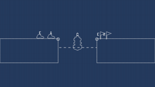Touch screen draw bridge
