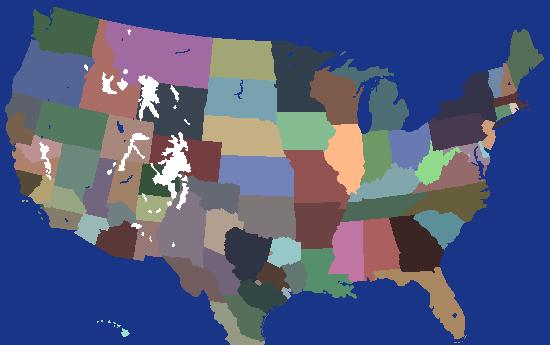 US State Map Revamped - THE LONE STAR REPUBLIC - State Map