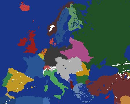Europe 1914 but Poland-Lithuania is back