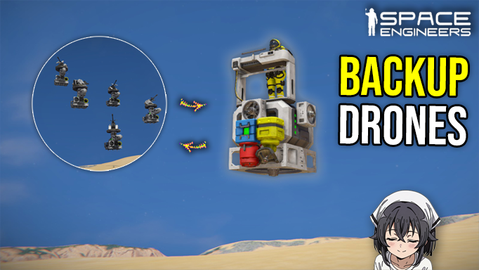 Beaconless Backup  Reinforcement Drone Example