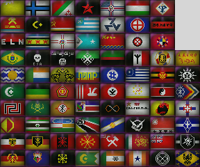 Mors Libertatis Flag Pack (Outlines)