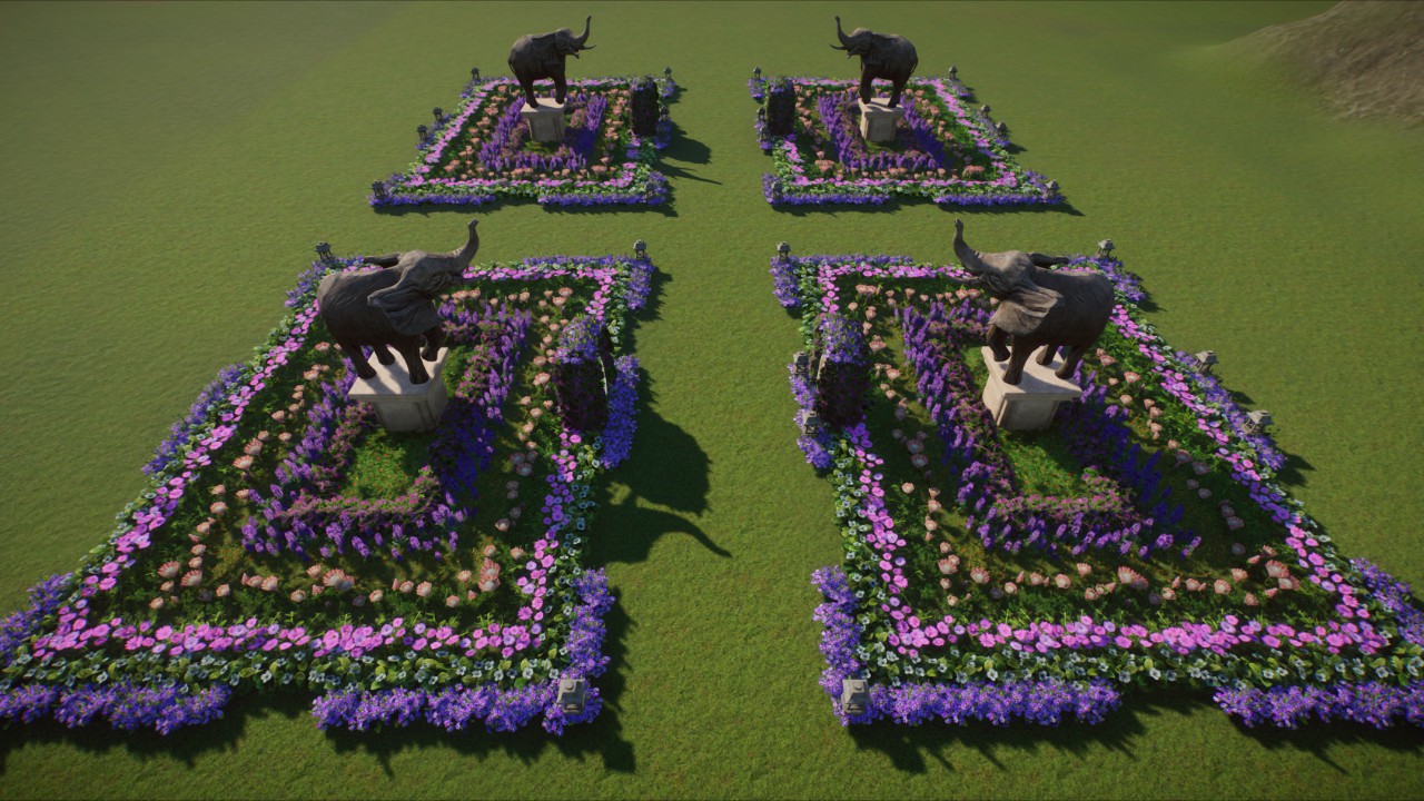 Flower Plaza Garden Area - Garten Anlage