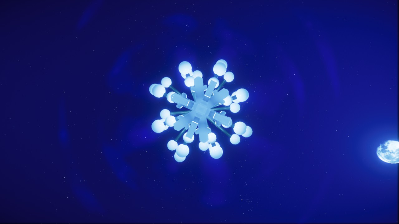 Frozen chandelier