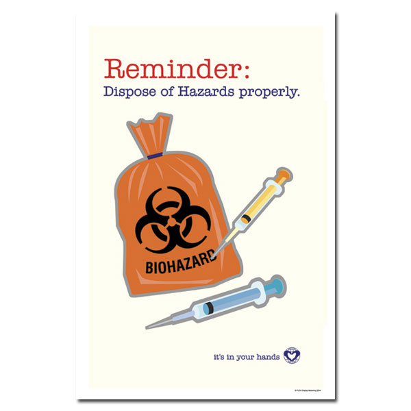 Hazard disposal poster