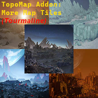 TopoMap Addon: More Tiles (Tourmaline Tileset)