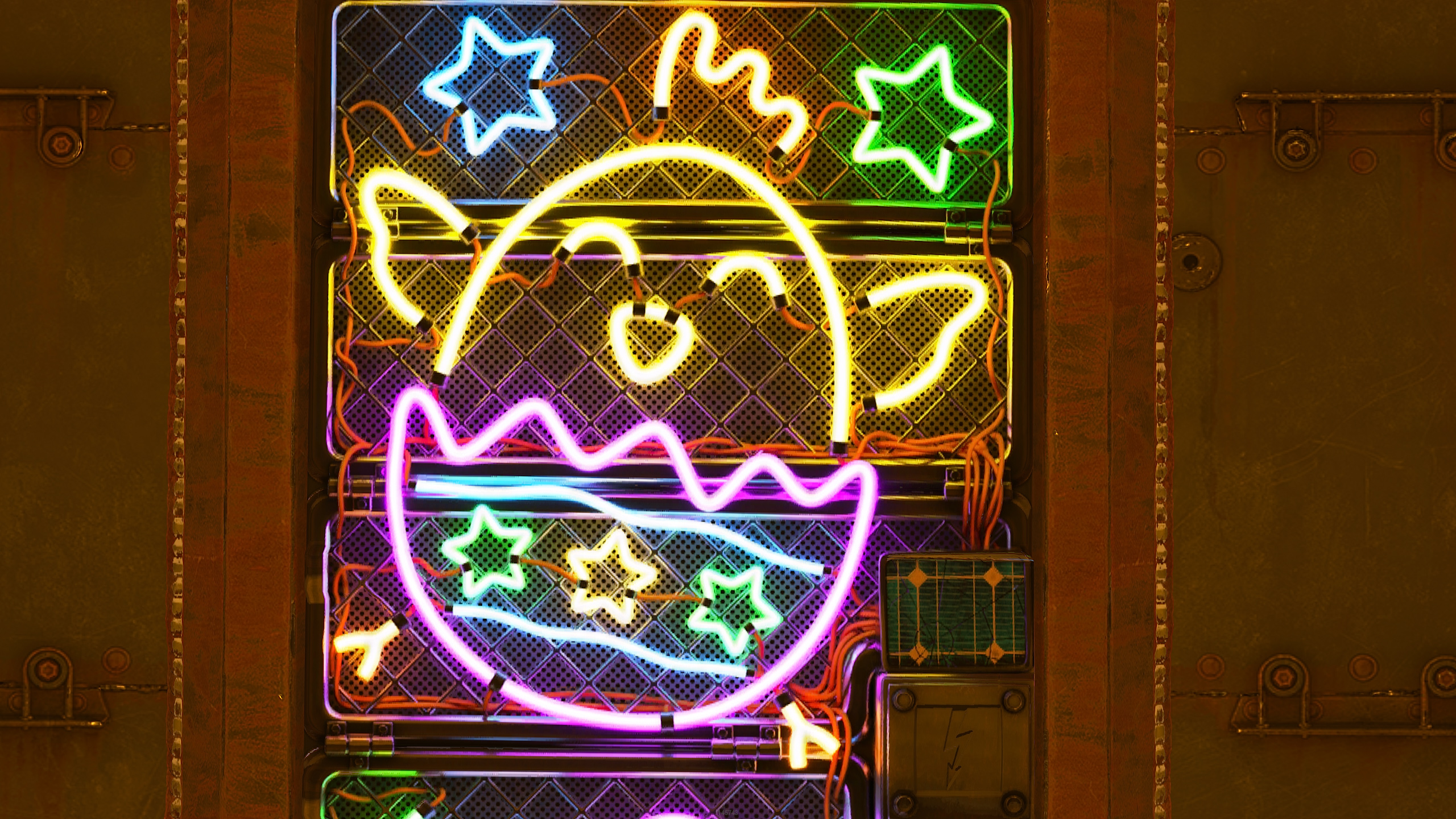 Neon Rise Sheet Metal Door thumbnail 5