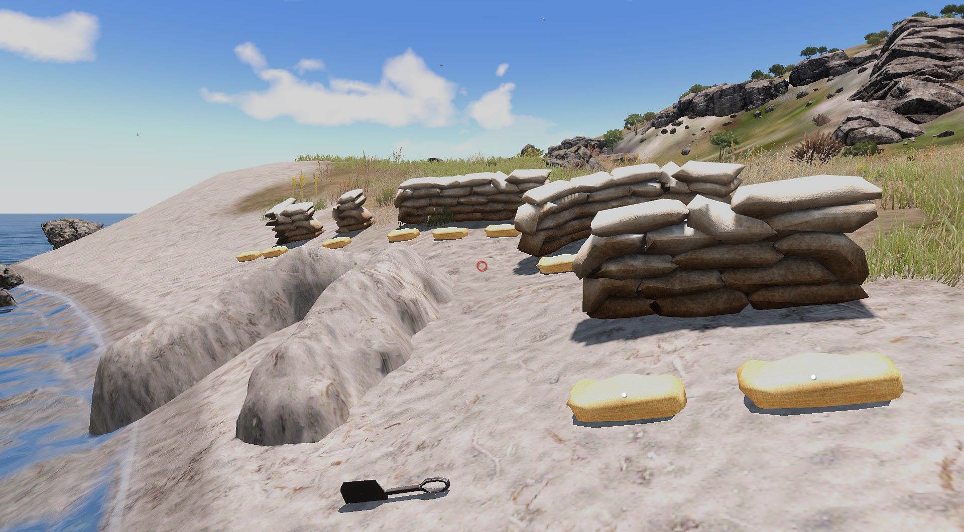 ACE Buildable Sandbag Walls & Trench Improvement